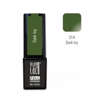 Umělé nehty GlamLac Gel lak zelený - 314 Dark Ivy 6 ml