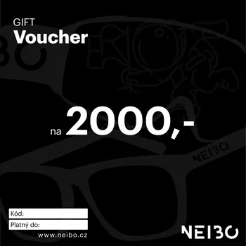 Dárkový potravinový koš NEIBO Dárkový voucher - 2 000 Kč