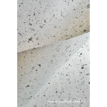 Umělecký papír Pod Rukama Ruční papír recykl bylinkový s meduňkou Velikost: A4 - 29,5x21 cm