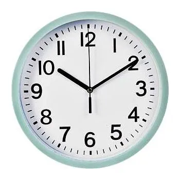 Hodiny SEGNALE Nástěnné hodiny ručičkové 22,5 cm zelený rám KO-837000050zele