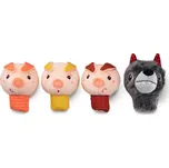 Maňásek Lilliputiens set prstových maňásků Tři prasátka