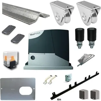 Pohon brány Sada pro posuvnou pojezdovou bránu do šíře 3,5m - dráha V - 400kg - Robus400kit