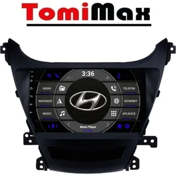 Auto Hi-Fi TomiMax Hyundai Elantra 2014-2016 Android 14 autorádio s WIFI, GPS, USB, BT HW výbava: 2K 2000x1200px 8 Core 6GB+128GB - pouze disple D - Model auta: Hyundai Elantra 2014-2016, Velikost obrazovky: Dotyková obrazovka: 9"