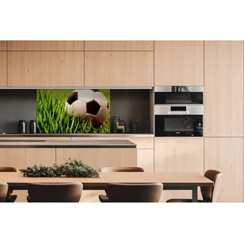 Obklad DIMEX | Dibond za kuchyňskou linku DBW-10060-038 | 100 x 60 cm | Fotbalový míč + Dibond deska za kuchyňskou linku DIMEX v rozměru 100 x 60 cm, motiv Fotbalový míč