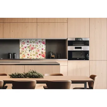 Obklad DIMEX | Dibond za kuchyňskou linku DBW-08060-177 | 80 x 60 cm | Růžičky + Dibond deska za kuchyňskou linku DIMEX v rozměru 80 x 60 cm, motiv Růžičky