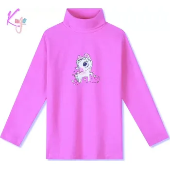 Dětské termoprádlo Dívčí rolák Kugo FT1218 fialový