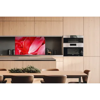 Obklad DIMEX | Dibond za kuchyňskou linku DBW-10060-056 | 100 x 60 cm | Červené okvětní lístky + Dibond deska za kuchyňskou linku DIMEX v rozměru 100 x 60 cm, motiv Červené okvětní lístky