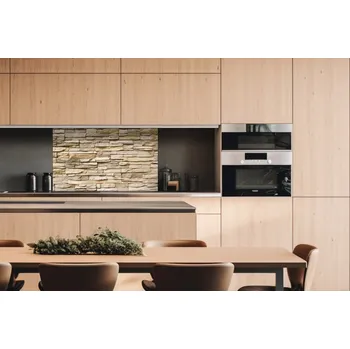 Obklad DIMEX | Dibond za kuchyňskou linku DBW-10060-259 | 100 x 60 cm | Béžové přírodní obložení + Dibond deska za kuchyňskou linku DIMEX v rozměru 100 x 60 cm, motiv Béžové přírodní obložení