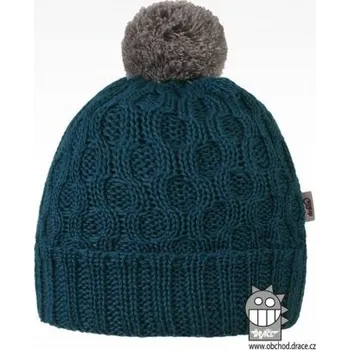 Čepice Dráče Dětská zimní merino čepice Vanto 03 - petrol, 48-50