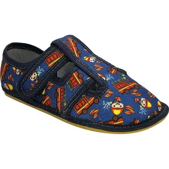 Chlapecká obuv Dětská textilní barefoot obuv Bighorn MAHURY 5101 A Velikost 25