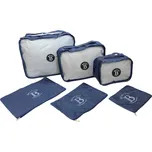 Cestovní organizéry do kufru BERTOO sada 6 ks - tmavě modré