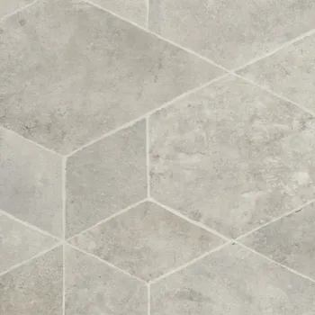 pvc podlaha PVC LOFTEX 2174 Origin Light Grey - šedá dlažba šíře 2 m 2 m²