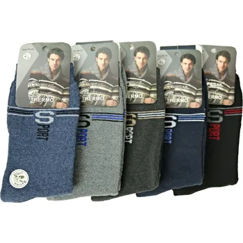 Pánské ponožky PESAIL Pánské bavlněné termo ponožky F61 Velikost: 44 - 47