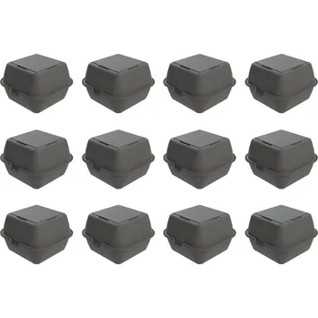 Příbor Koziol Opakovaně použitelný box na burger, 300 ml, 12 ks