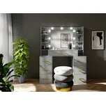 ArtMadex Toaletní stolek HOLLYWOOD | šedá