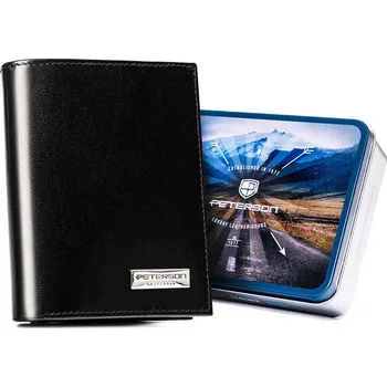 Peněženka Malá, kožená pánská peněženka bez zapínání Zapínání: bez zapínání