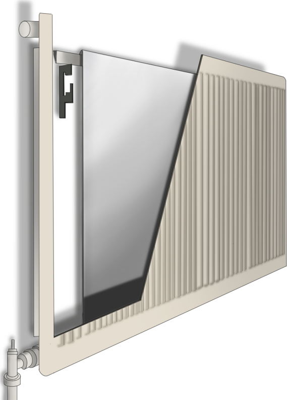 Odrazová fólie za radiátor Heatreflect |set pro 3 radiátory| 1,2 x 2,5 m