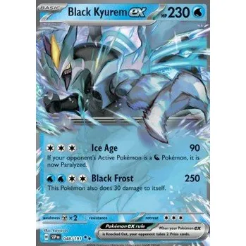 Karetní hra Pokémon SSP 048/191 Black Kyurem ex - Surging Sparks