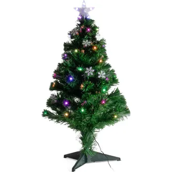 Vánoční stromek Fééric Lights and Christmas Umělý vánoční stromeček s osvětlením a hvězdou, 90 cm