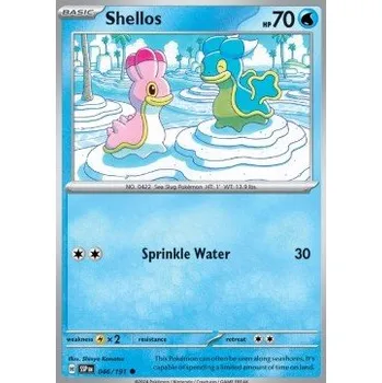 Karetní hra Pokémon SSP 046/191 Shellos - Surging Sparks Stav: Near Mint, Verze: REVERSE HOLO