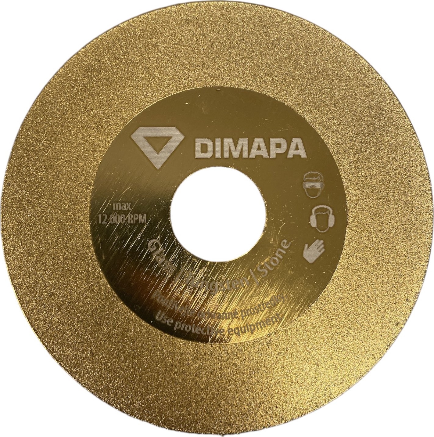 100 x 22.2mm brusný diamantový kotouč oboustanný #150 DIMAPA