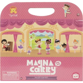 Dřevěná hračka Magnetická hra Tiger Tribe Magna Carry - Balet