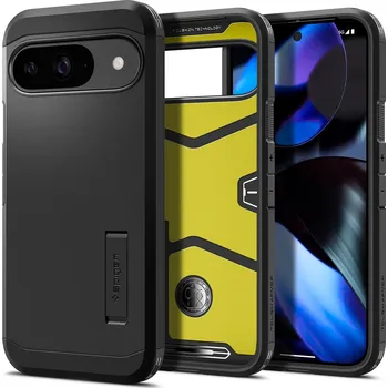 Telefonní příslušenství Kryt na mobil Spigen Tough Armor Black Google Pixel 9 Pro/Pixel 9