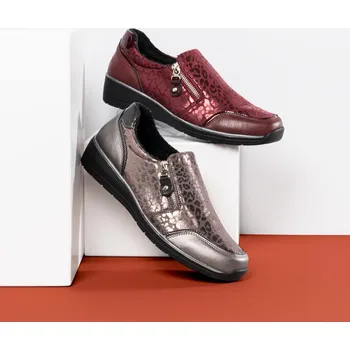 Pánské polobotky Die moderne Hausfrau Komfortní teplé polobotky Leo, šedá, vel.41 491589