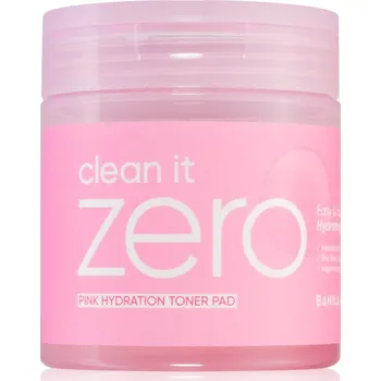 Pleťový peeling Banila Co. clean it zero Pink Hydration Toner Pad tonizační polštářky s hydratačním účinkem 70 ks