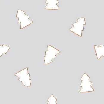 Vánoční dekorace Vánoční perníčky - Šedá Materiál: Nepromokavá tkanina