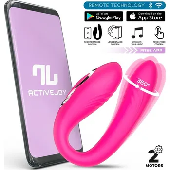 Vibrátor InToYou App Series Couty 360 Swinging & Vibrating Couple Toy with App Pink
