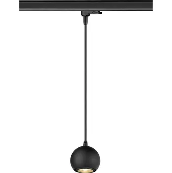 BIG WHITE (SLV) LIGHT EYE 90 3~ závěsné svítidlo, GU10, délka závěsu 150cm, 1x max. 6W, matně černé 1008170