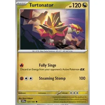 Volný čas Pokémon SSP 137/191 Turtonator - Surging Sparks Stav: Near Mint, Verze: NORMAL