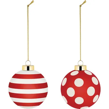 Vánoční dekorace Alessi, Vánoční ozdoby Delight II 2 ks - Formadore