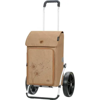 Nákupní taška Taška na kolečkách Andersen Royal Shopper Erbo béžová, kolečka ložisková 29cm