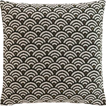 Dekorativní polštářek Douceur d'intérieur Dekorační polštář s žakárovým povlakem, 45 x 45 cm, béžový