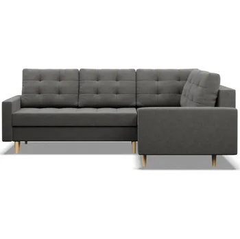 Sedací souprava Rozkládací rohová sedací souprava OSLO I model 2 Pravá Šedá