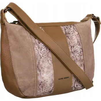 Kabelka Dámská messenger taška z ekokůže Barva: Světle Hnědá