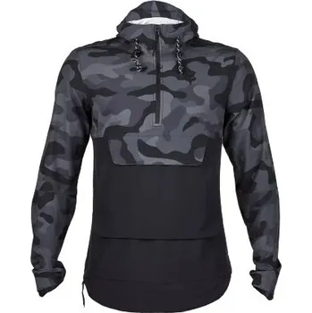 Cyklistická bunda Fox Racing Pánská bunda Fox Ranger Wind Pullover, Black Camo - M