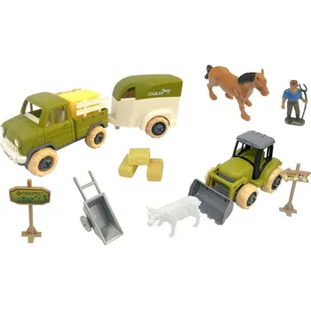 ostatní stavebnice Stavebnice Farma traktor, mix barev