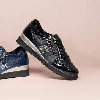 Dámské tenisky Die moderne Hausfrau Zateplené tenisky Elegant, černé, vel.40 491784