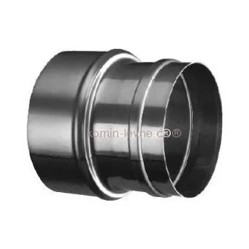 Komín Rozšíření 110-150 mm z kamen je kouřovod s vnějším průměrem 110mm