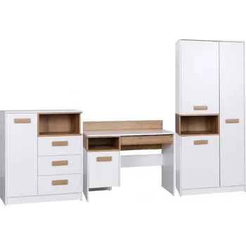 Dětský pokoj Marek Dětský pokoj Grant J bílá + dub riviera