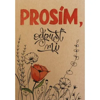 Přáníčko BeBechy – recyklovaný papír – Odpusť