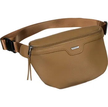 Ledvinka Elegantní dámská brašna ledvinka z ekologické kůže Barva: Béžová