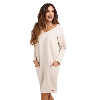 Dámské šaty Dámská tunika Italian Fashion Karina dl béžová S