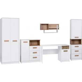 Dětský pokoj Marek Dětský pokoj Grant T bílá + dub riviera