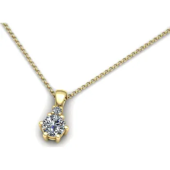 Přívěsek Přívěšek s přírodním briliantem ZK21001 Materiál: Bílé zlato 14kt