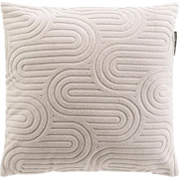 Dekorativní polštářek Douceur d'intérieur Dekorační polštář s plyšovým vzorem, PILA, 45 x 45 cm