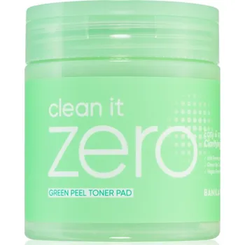 Banila Co. clean it zero Green Peel Toner Pad peelingové pleťové tamponky pro mastnou a problematickou pleť 70 ks